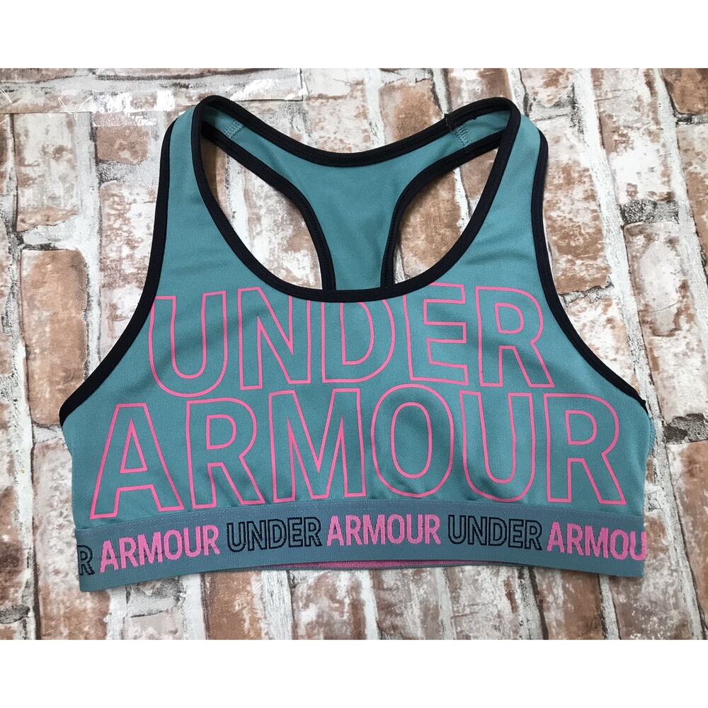 Under Armour Yxl Sports Bra, Girls Youth Sports active Bra Colorful Racer Back